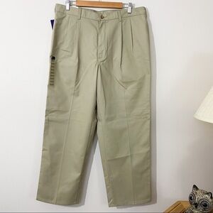 Ivy Crew Men’s 2 Pleat 36X29 Khaki, Business Casual Pants New with Tags